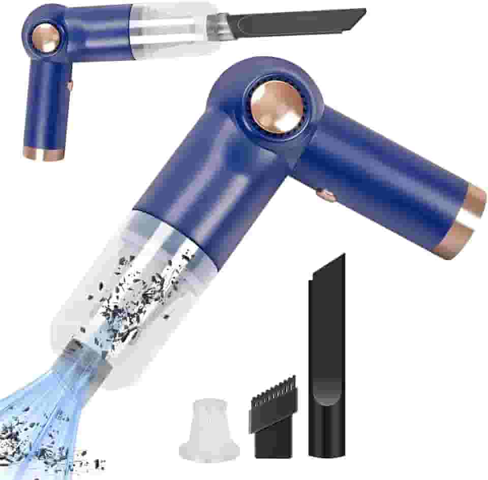 5000Pa Potência de Aspiração, Aspirador Portatil, Mini Aspirador de Pó, Sem Fio, Aspirador para Carro, Portatil Automotivo, 37-110V, 80W, 120Hz