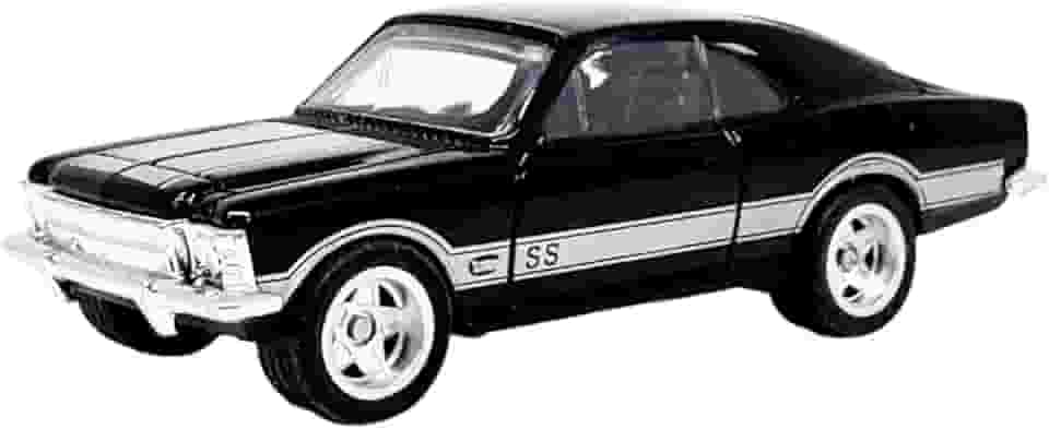 Miniatura Opala Ss 1978 1:64 Pneu Emborrachado - Preto