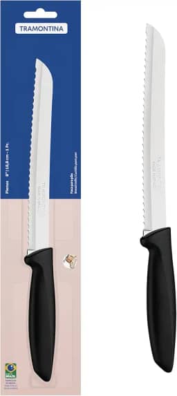 Tramontina 23422108 Faca para Pão 8', Preto