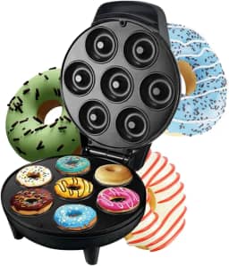Máquina de Mini Donuts 220V e Mini Cake com Revestimento Antiaderente - Rápida e Eficiente - Para Donuts Caseiros & Pão de Queijo