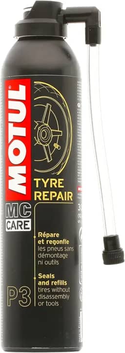 Motul - Reparador de pneus P3 Tyre Repair (300ml) | Spray para reparo e enchimento rápido de furos | Solução de emergência sem desmontar a roda
