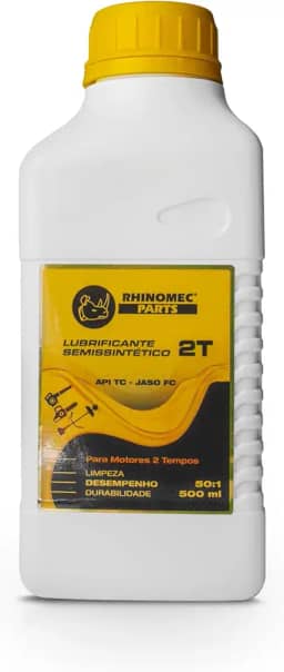 Óleo Lubrificante 2 Tempos 500ml Rhinomec 900320 - Óleo semissintetico para motores 2 Tempos