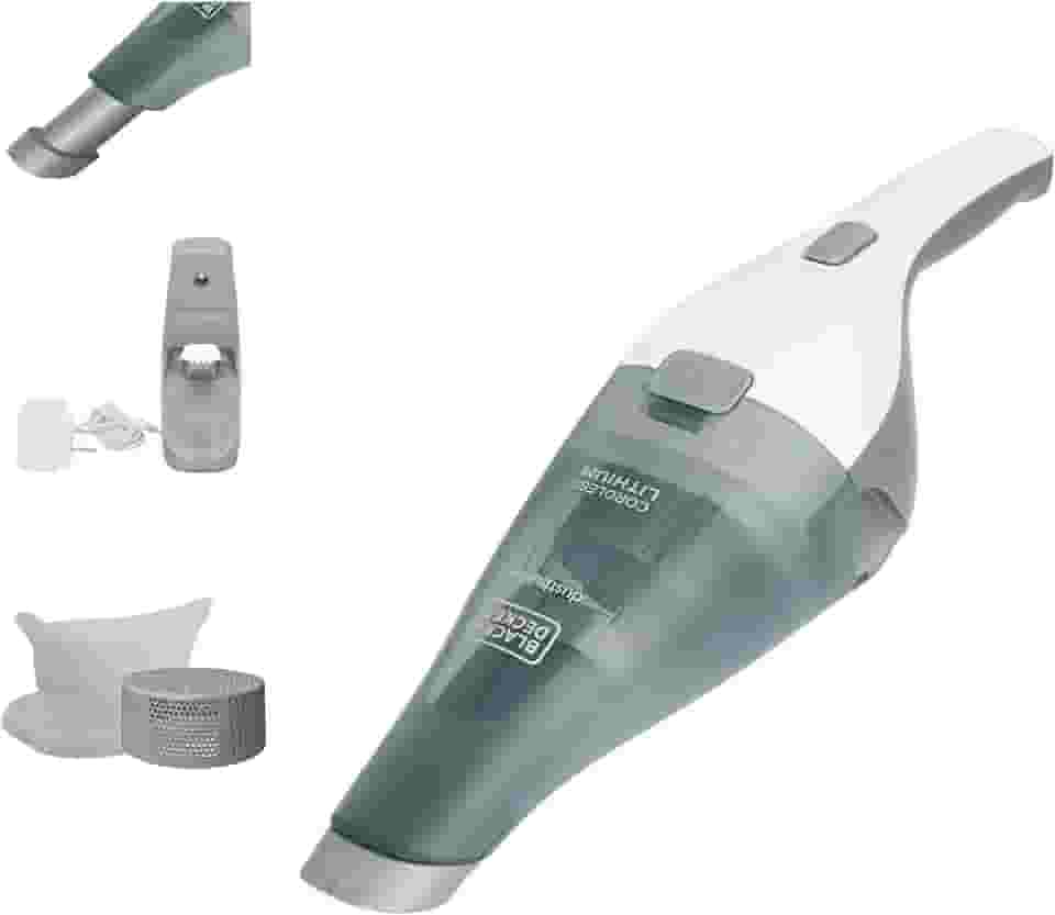 BLACK+DECKER aspirador portátil sem fio Dustbuster QuickClean, aspirador de pó portátil para carro (HNVC215B10)