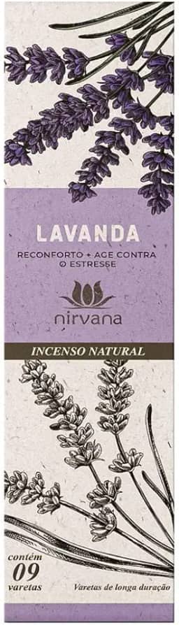 Incenso Natural Lavanda 100% Natural (9 Varetas)
