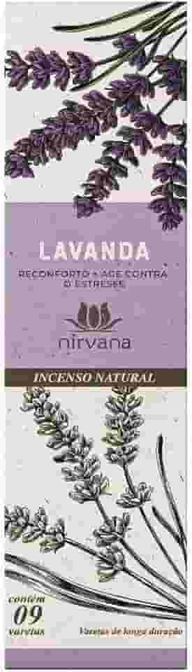 Incenso Natural Lavanda 100% Natural (9 Varetas)