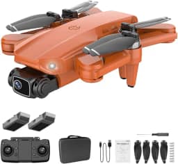 L900 Pro Gps 4K Profissional 5G Wifi Fpv Drone Brushless Motor Quadcopter Alta Definição Câmera Dupla 1,2 Km de Longa Distância (2 * Baterias, Bolsa de Armazenamento)