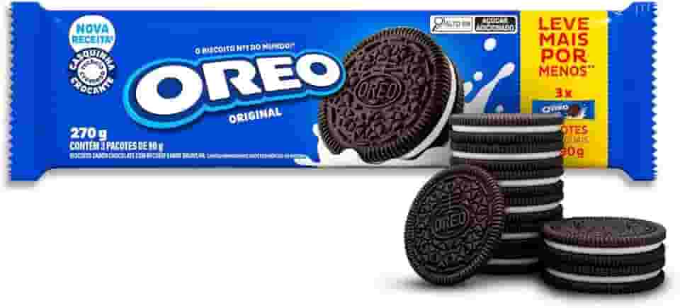 Oreo Biscoito Recheado Original Embalagem Econômica Multipack 270G