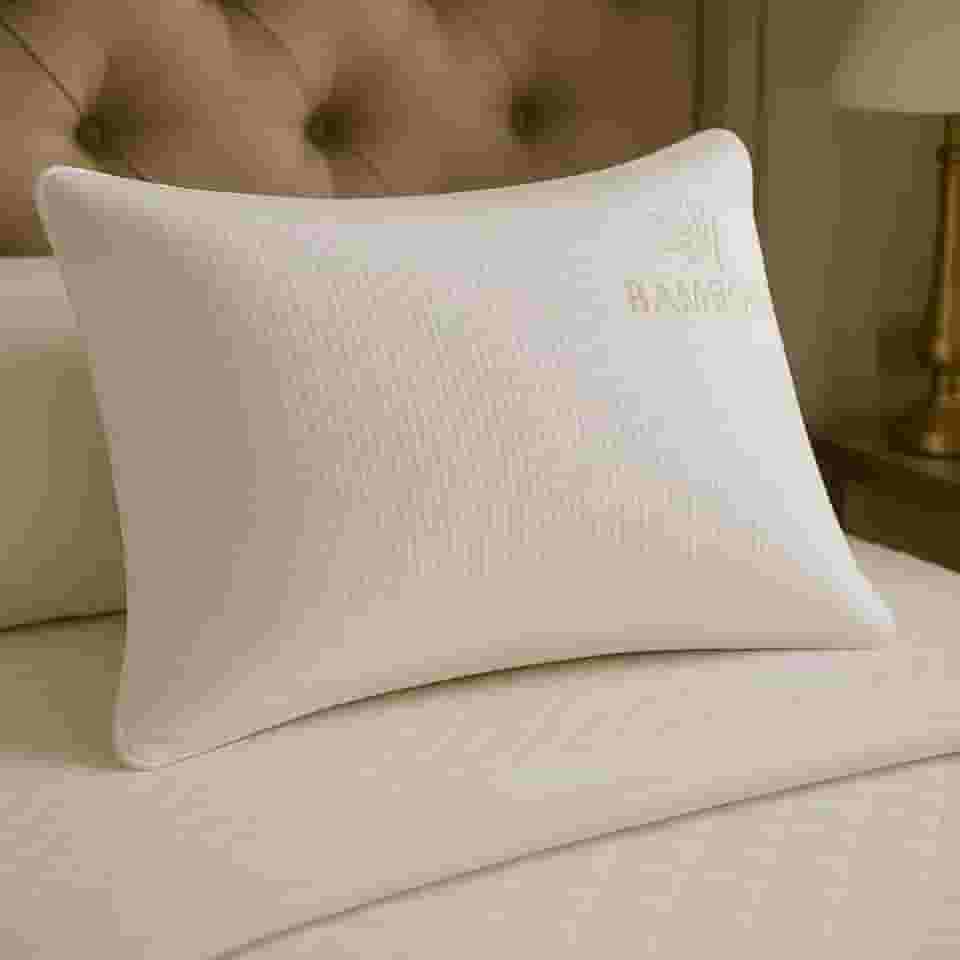 Travesseiro Alto Firme Antialergico 50x70cm Bambu Confort Premium