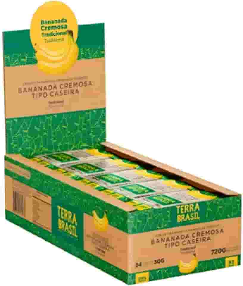 BANANADA CREMOSA Premium - Embalado - 24 - Unidade - 1-30 g - Banana - display