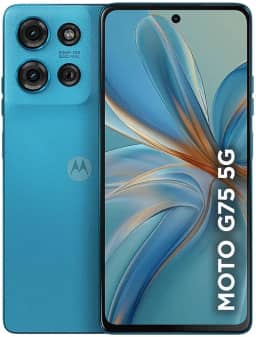 Smartphone Motorola Moto g75 5G - 256GB 16GB (8GB RAM+8GB Ram Boost) e 50MP Sony Lytia 600 Camera Moto AI Ultrarresistencia militar - Azul