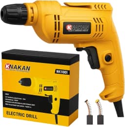 Furadeira Parafusadeira 10mm Elétrica 900W Profissional Nakan (110 Volts)