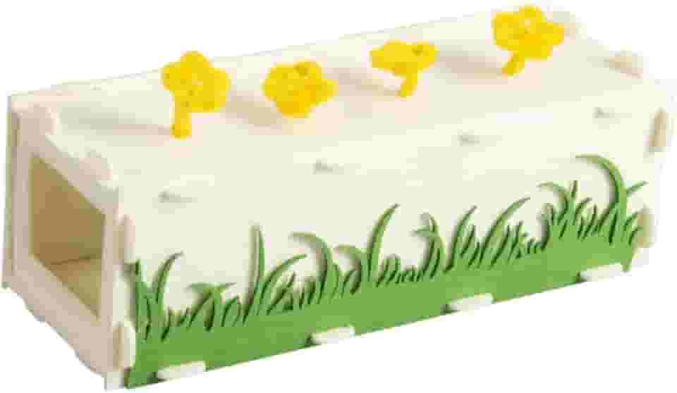 Bothyi Túnel para hamsters, abrigo para porquinhos-da-índia, design removível e leve para hamster sírio, material de feltro para gerbil, abrigo para roedores, 30x11.5x10cm