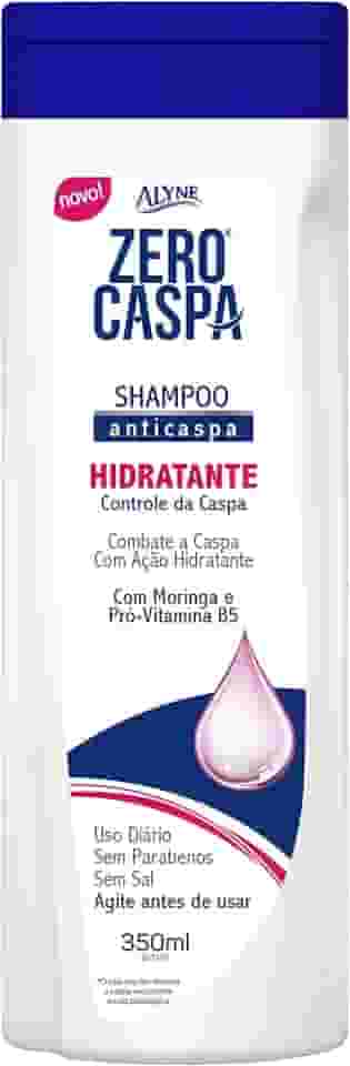 Alyne, Shampoo para cabelos, Zero Caspa Hidratante, 350 ml, Azul