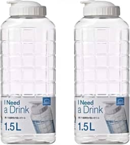 Kit 2 Garrafas Plásticas de Água para Geladeira Lock&lock 1,5l