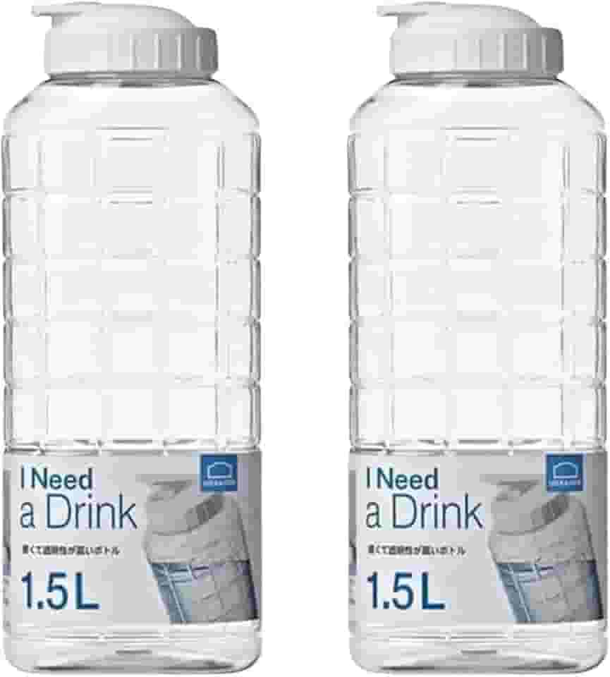 Kit 2 Garrafas Plásticas de Água para Geladeira Lock&lock 1,5l