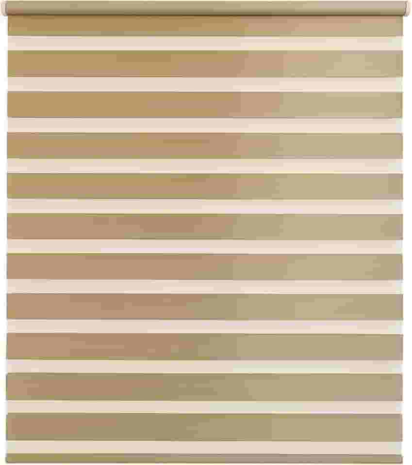 Zebra Persiana Rolo Dupla 140x160cm Caramelo Evolux