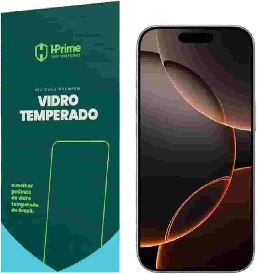 Película Hprime Vidro Temperado Apple iPhone 16 Pro Tela 6.3