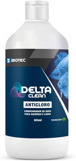 deltafish, Condicionador de Água P/Aquários Delta Clean 60ml Delta Fish