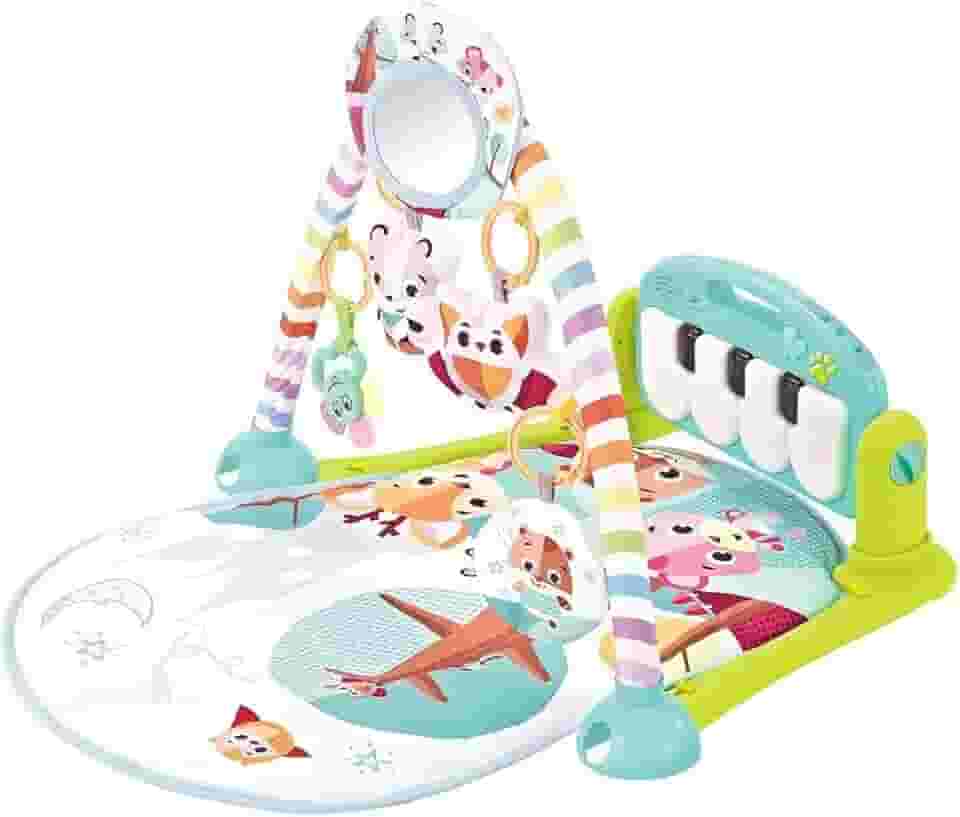 Tapete de Atividades com Piano e Bluetooth Pastime 2.0 Azul-Maxibaby