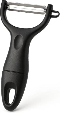 Descascador de Legumes e Frutas 17×8 cm com Lâmina Inox Afiada – Acabamento Premium, Ergonômico, Leve e Resistente