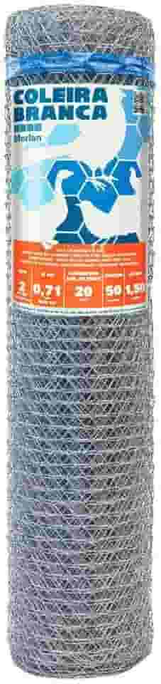 Tela metálica para galinheiro fio 22 BWG x 1,5 m rolo com 50 metros - Morlan