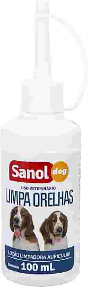 Sanol Dog Limpa Orelhas 100Ml Branco