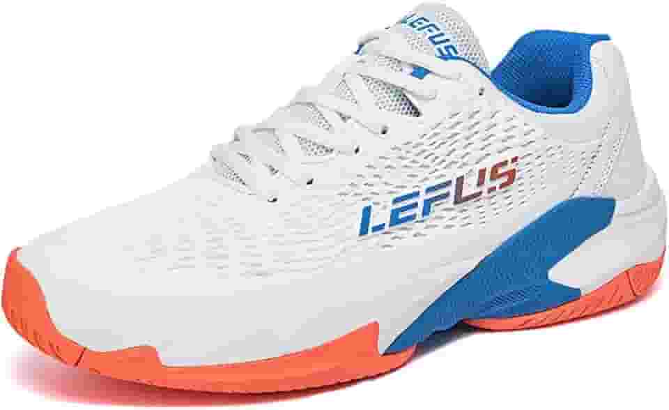 Tênis masculino para uso interno e externo Pro Pickleball com suporte de arco para todas as quadras, tênis atlético de raquete para esportes de raquete