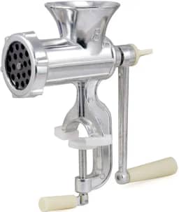 Paris Moedor de Carne Manual de Alumínio Fundido para Moer Carne, Frango, Biscoitos e Encher Linguiça