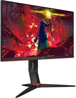 AOC, 24G2/BK, Monitor Gamer Hero 24' 144Hz IPS 1ms AMD FreeSync 24G2, COR PRETA/VERMELHA