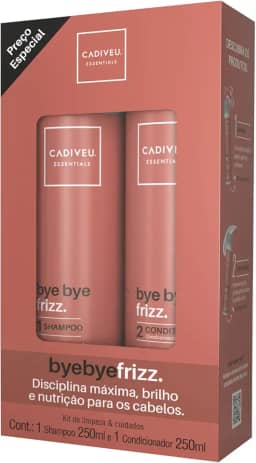 Kit Shampoo e Condicionador Bye Bye Frizz, Cadiveu Essentials