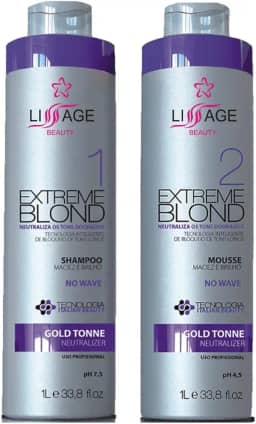 Kit Progressiva Para Loiras Premium Escova Orgânica Nano Fit