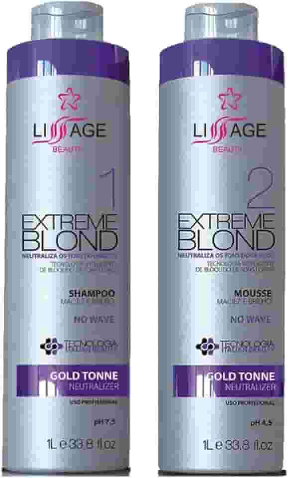 Kit Progressiva Para Loiras Premium Escova Orgânica Nano Fit