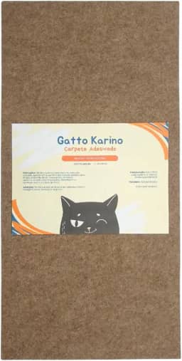 Gatto Karino Carpete Adesivado para Arranhador de Gatos, 30 x 60 cm (Bege)