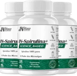 3x IN-Spirulina+ 500mg (Spirulina 360 Cápsulas) Imperium Nutrition