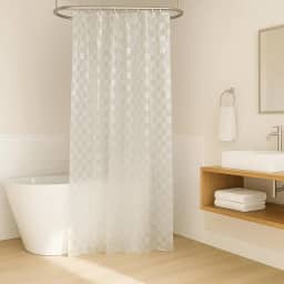 Cortina Para Box Banheiro Pvc Antimofo Flexível 1.40mx2.00m