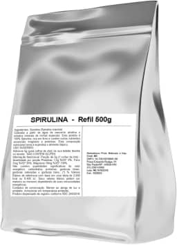 Spirulina 500g Embalagem Refil Wvegan Vegano Espirulina