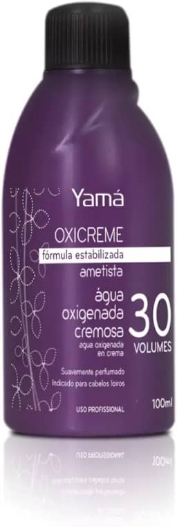 Água Oxigenada Cremosa Ametista Desam. 30Vol, Yama, Roxo