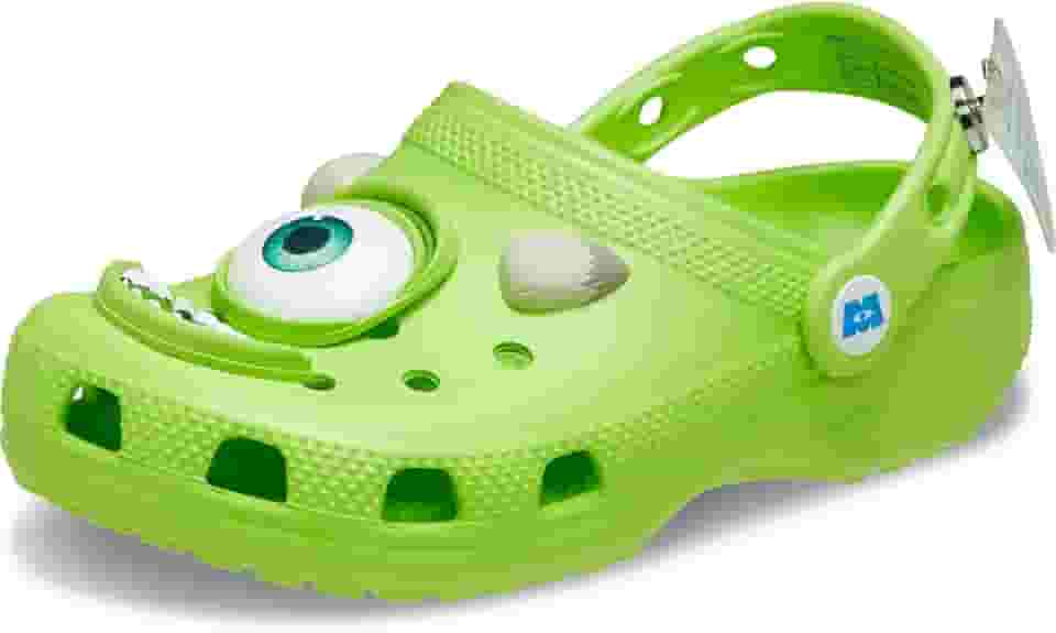 Tamancos unissex infantis Disney Monsters Mike Wazowski (criança pequena/criança grande)