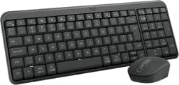 Combo Teclado e Mouse Sem Fio Logitech MK250 Bluetooth com Conectividade Rápida e Fácil, Design Compacto, Mouse Ambidestro, Layout ABNT2, Construção Durável, Compatível com PC e Mac - Grafite