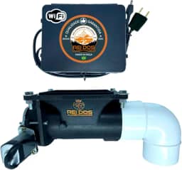 Mecanismo Dosador de Ração para Porcos com Timer WiFi Externo IP65, Alimentador Automático para Suínos, Comedouro Profissional Robusto para Porco Caipira Chiqueiros