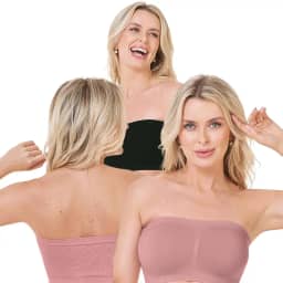 Kit 2 Sutiã Faixa Sem Costura Top Tomara Que Caia Sem Bojo