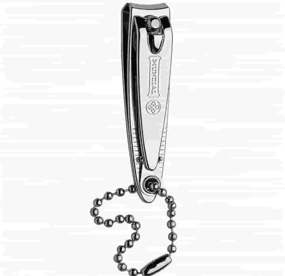 Mundial Cortador De Unha Da Mão Classic De Aço Carbono Niquelado S/A Prateado