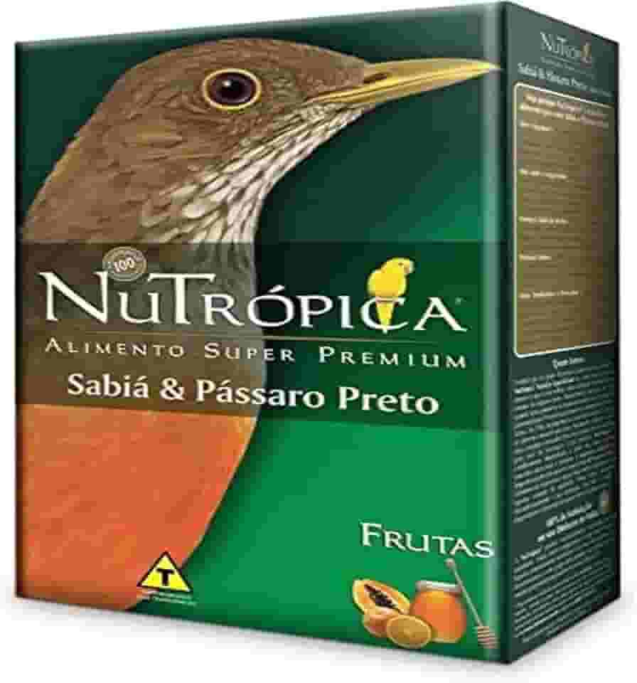 Ração Nutrópica para Sabiá e Pássaro Preto - 300g