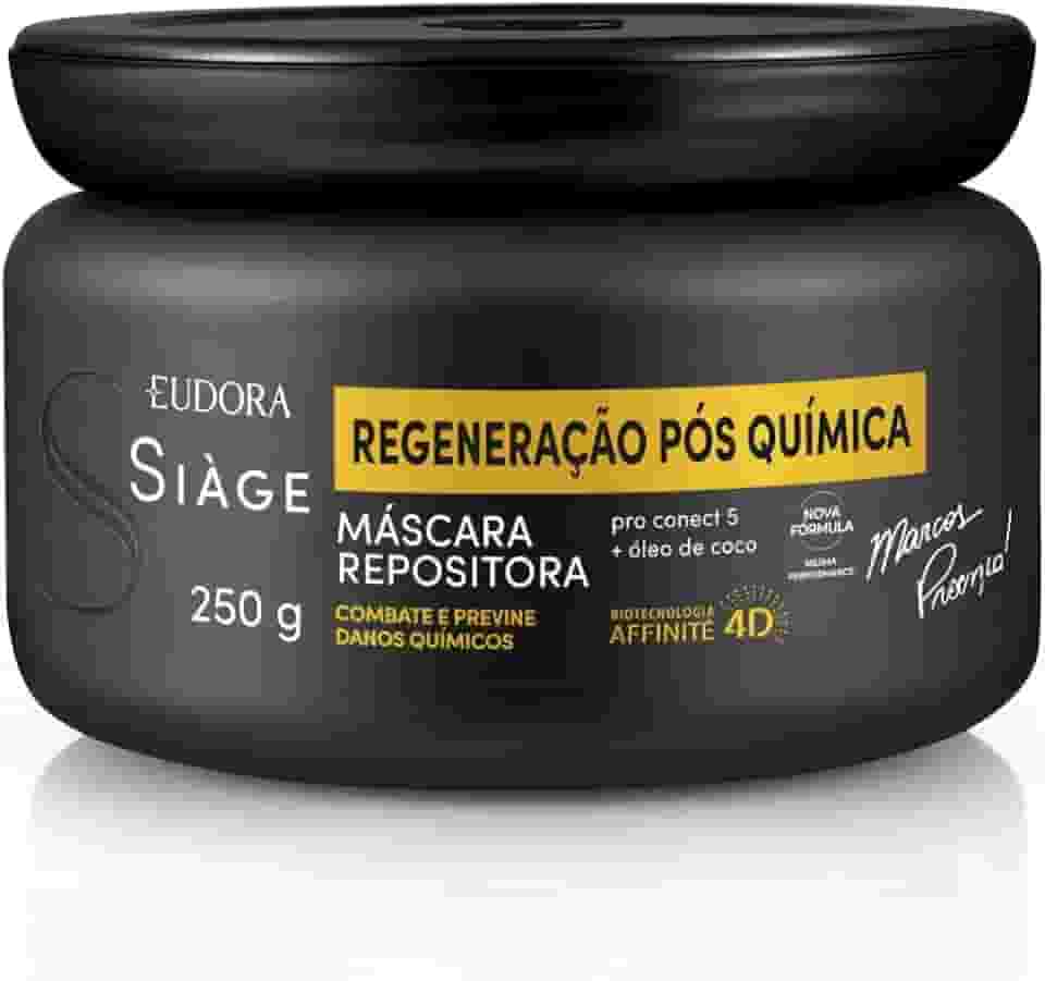 Eudora Máscara Repositora Siàge Expert Regeneração Pós Química 250g