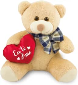 Urso Apaixonado de Pelúcia 30cm Amor Anti-alérgico