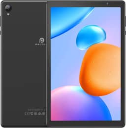 PRITOM Tablets de 10 polegadas, tablet Android 14 TAB10, Quad-Core, WiFi, 32 GB, 6000mAh, tela HD IPS, câmera dupla, Bluetooth (cinza)