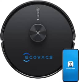 ECOVACS Robô Aspirador -3 Em 1 Aspirador De Pó Robô, Robot Vacuum Com Planeamento Inteligente De Rota, Carregamento AutomáTico, App Inteligente/Controle De Voz, SucçãO De 5000 Pa