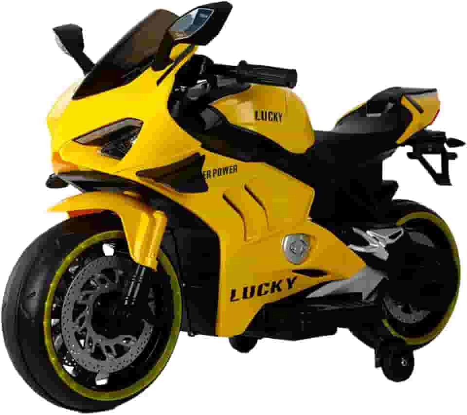 Bang Toys Moto Elétrica Super Power 12v Recerregável Amarelo