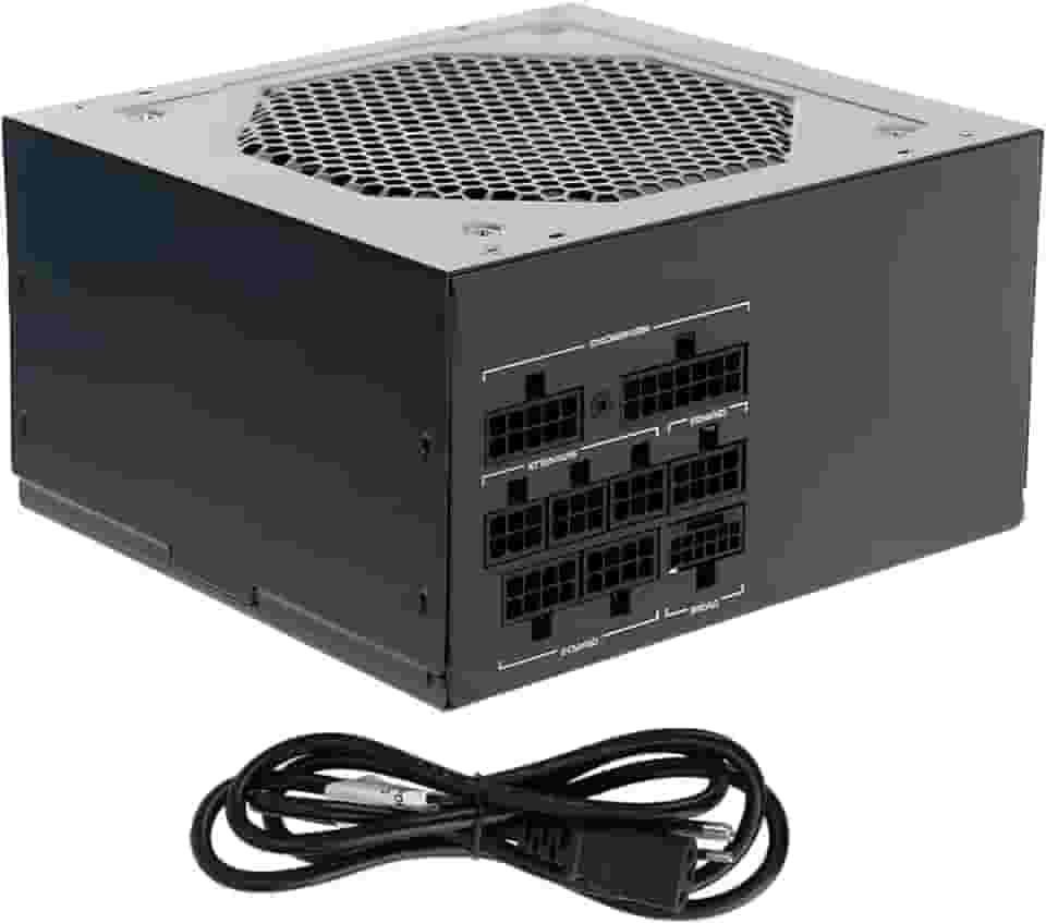 Fonte de Alimentação ATX 700W Totalmente Modular, Certificação 80 Plus Bronze, PFC Ativo, Ampla Faixa de Tensão 110-240V, Fonte de Alimentação para Computador, Cabo de Alimentação Incluído