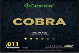 ENCORDOAMENTO PARA VIOLÃO AÇO COBRA .011 BRONZE GEEFLK - GIANNINI